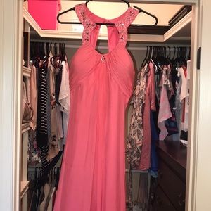 Pink prom dress